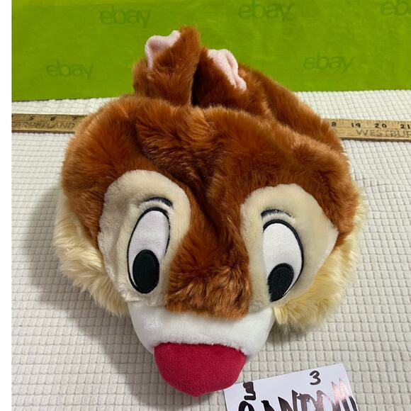 Chip and Dale Plush Dale Hat 3D Cap Disney Parks Disneyland Youth Character Hat - Picture 1 of 9